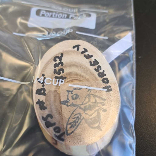 Wooden Horsefly Broach