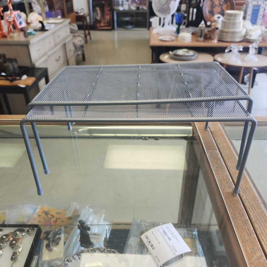 Set Of 2 Mesh Kitchen Storage Shelves