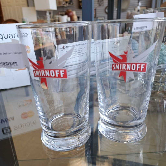 Set Of Smirnoff Glasses