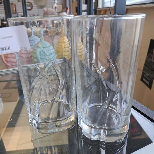 Set Of 2 Tall Glasses