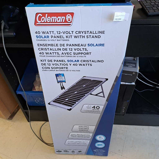 Coleman Solar Panel Kit W/Stand