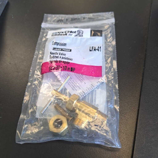 Sioux Cheif Tomahawk Needle Valve