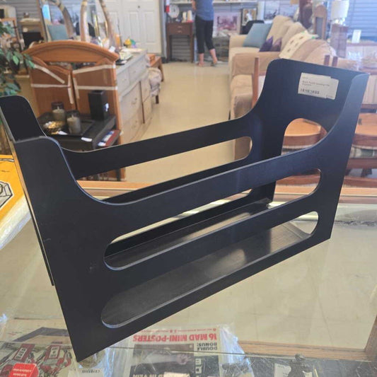 Black Plastic Desktop File Organizer