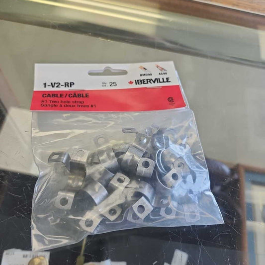 Two Hole Strap Metal Clips