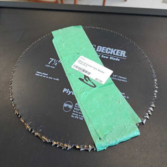 Black & Decker Saw Blades Pack Of 4