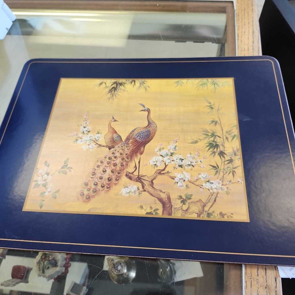 Peacock Wooden Placemat