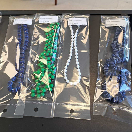 Plastic Beaded Necklace