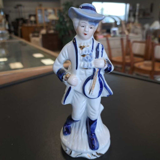 Vintage Porcelain Colonial Man Figurine