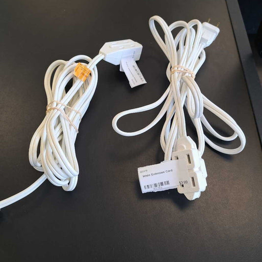 White Extension Cord