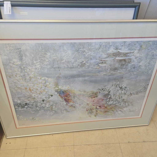 "Returning As A Bird" Watercolor Painting In Frame