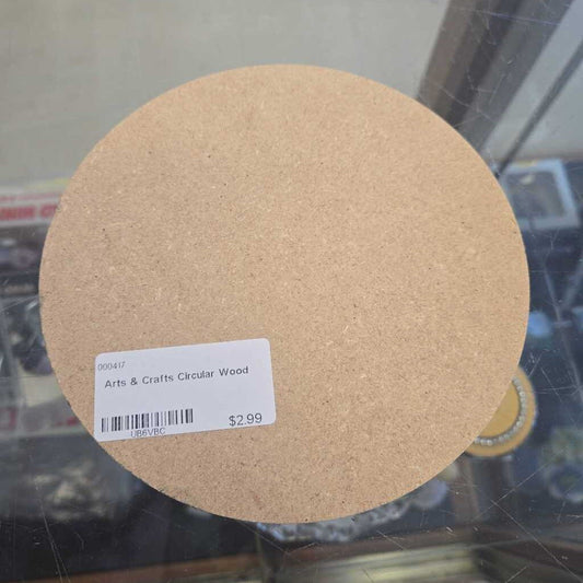 Arts & Crafts Circular Wood