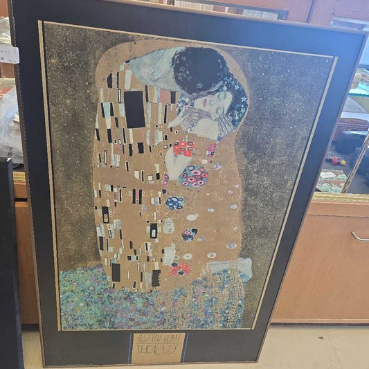 Framed "The Kiss" Print