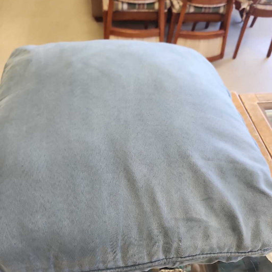 Soft Blue Throw Pillow