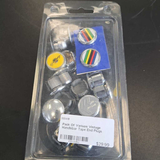 Pack Of Variuos Vintage Handlebar Tape End Plugs