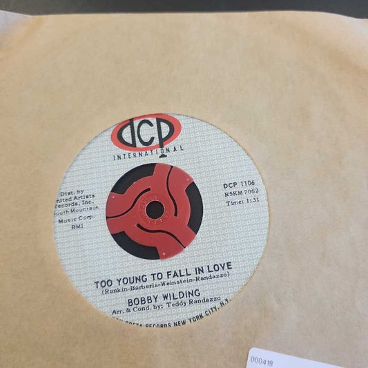 To Young To Fall In Love -Bobby Wilding