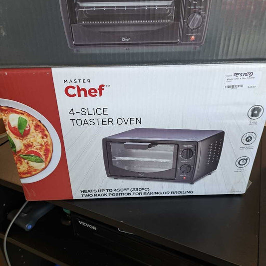 Master Chef 4 Slice Toaster Oven