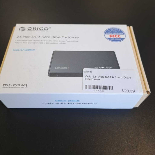 Oric 2.5 Inch SATA Hard Drive Enclosure
