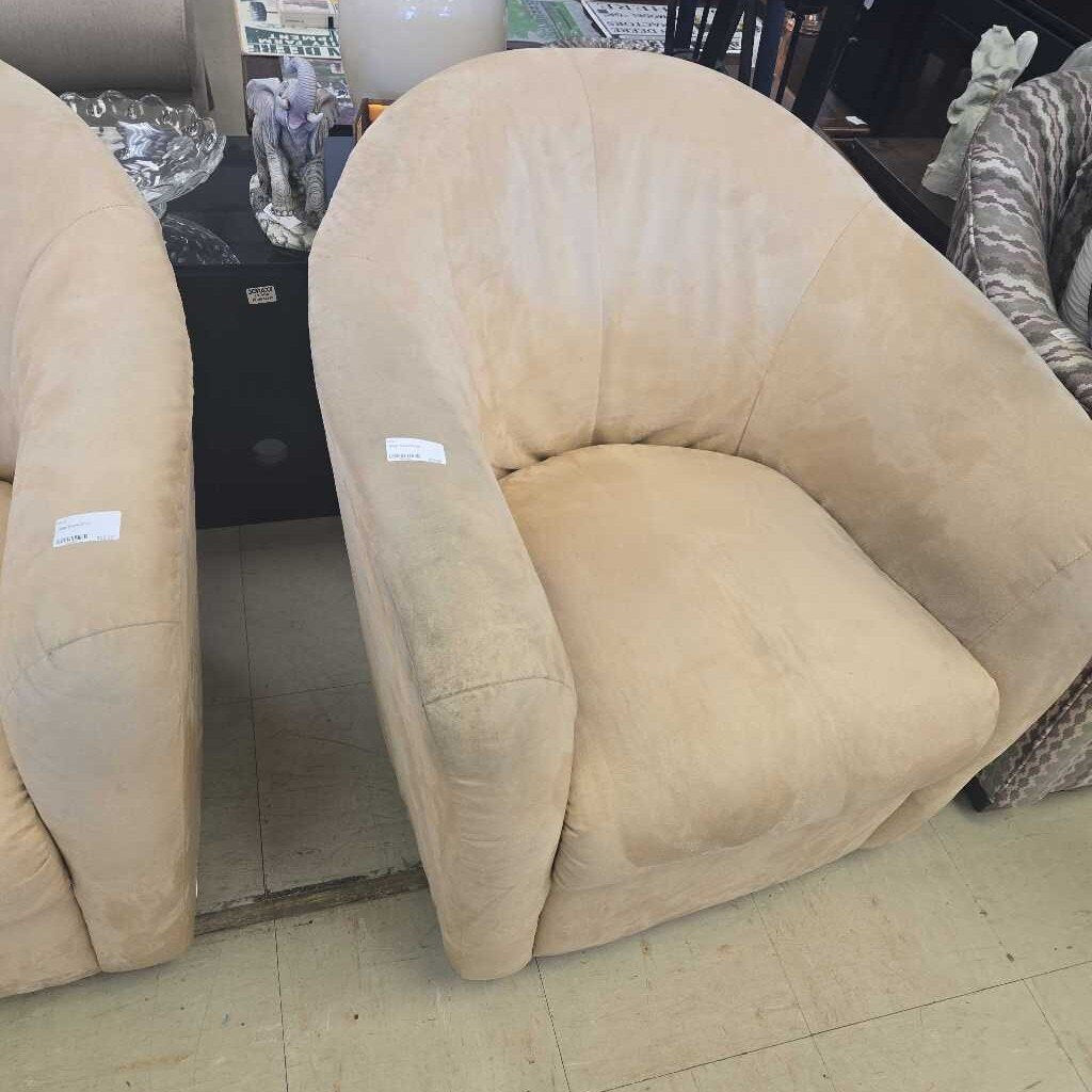 Beige Swivel Chair
