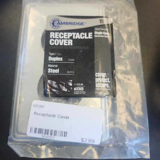 Receptacle Cover