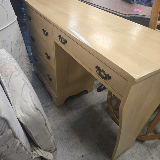 Light Wood-Veneer Writing Desk