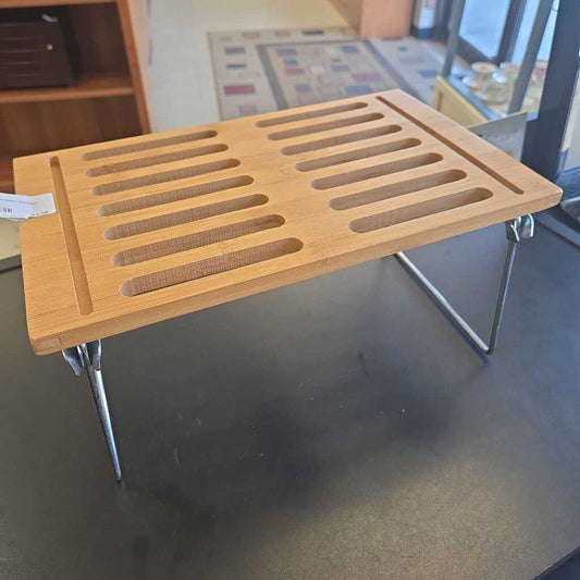 Collapsible Bamboo Kitchen Rack