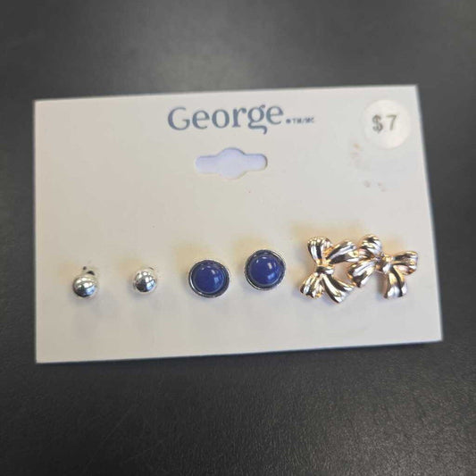 George 3 Pack Earrings