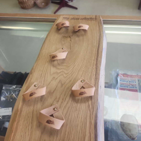 Pipe Collection Wooden Wall Holder