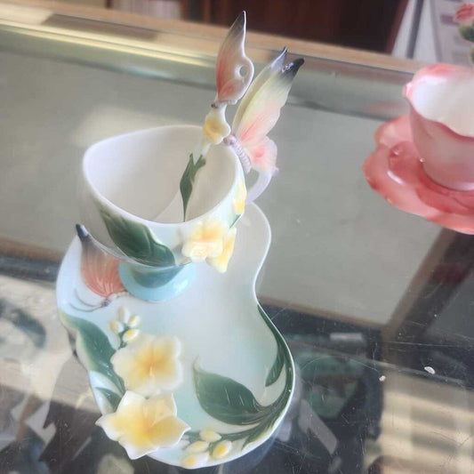 Butterfly Tea Cup Set