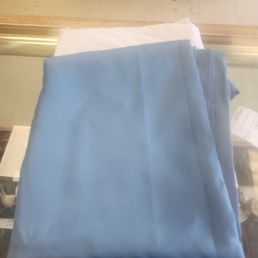 Blue Shower Curtain With Liner