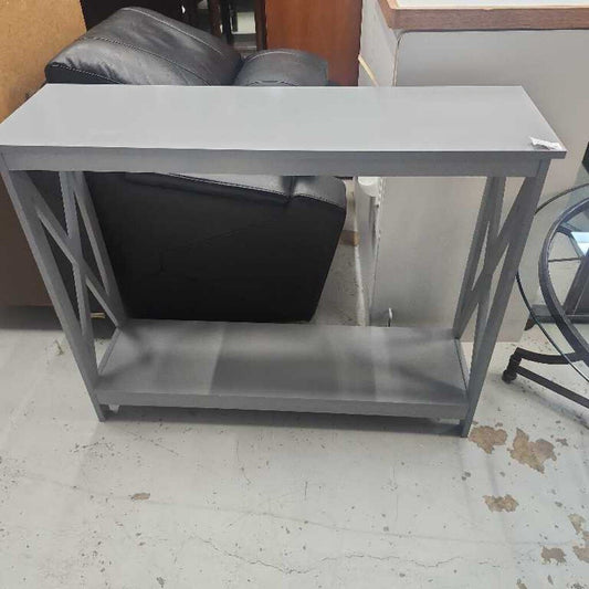 Light Grey Bench Side Table