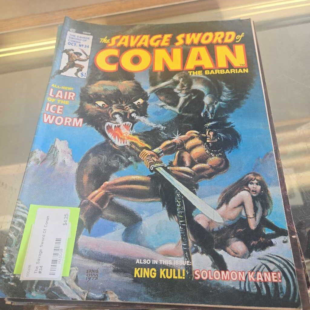 The Savage Sword Of Conan #34