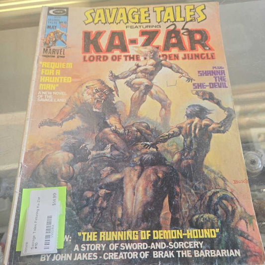 Savage Tales Feturing Ka-Zar #10