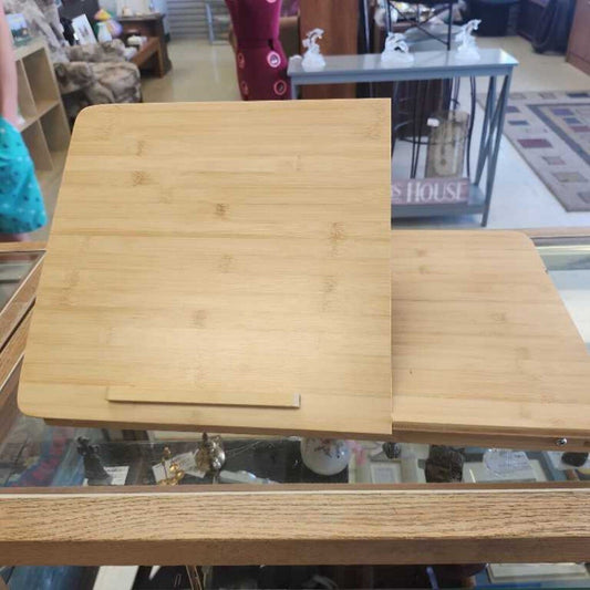 Adjustable Bamboo Laptop Bed Table
