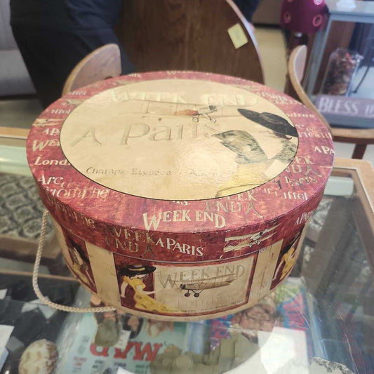 Paris Theme Hat Box