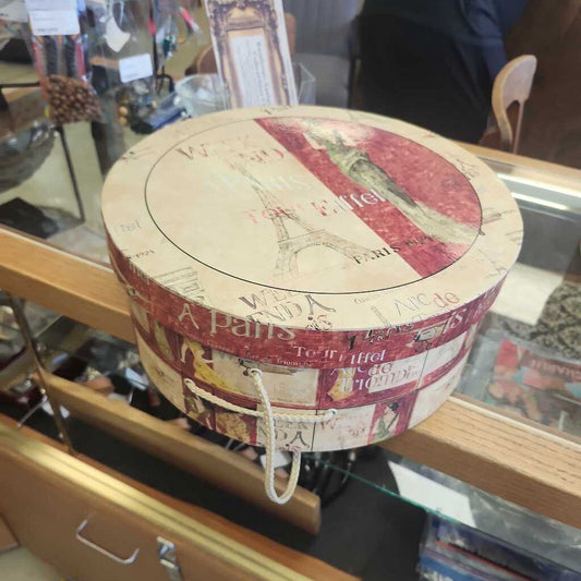 Paris Theme Hat Box