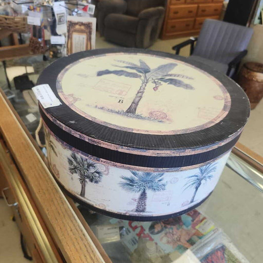 Safari Palm Tree Hat Box