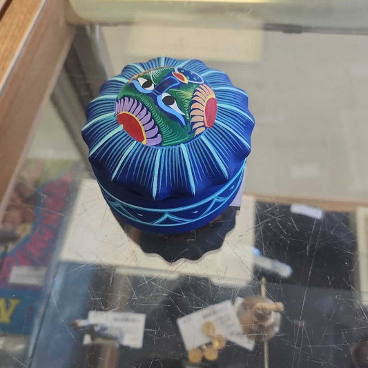 Hand Painted Mexican Trinket Box