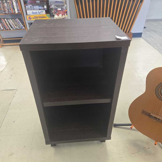 Brown Two Tier Shelf- Needs TLC