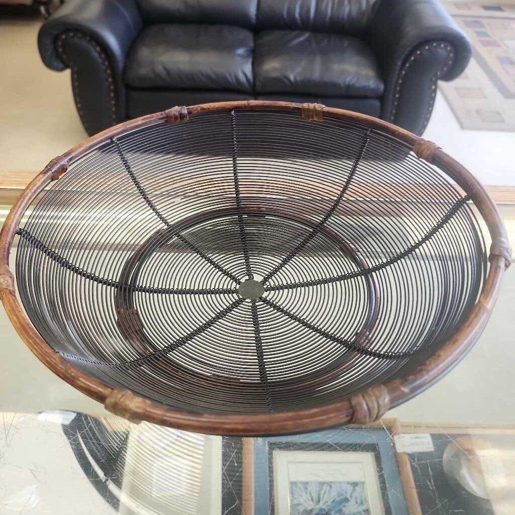 Rustic Dark WIre Mesh Bowl