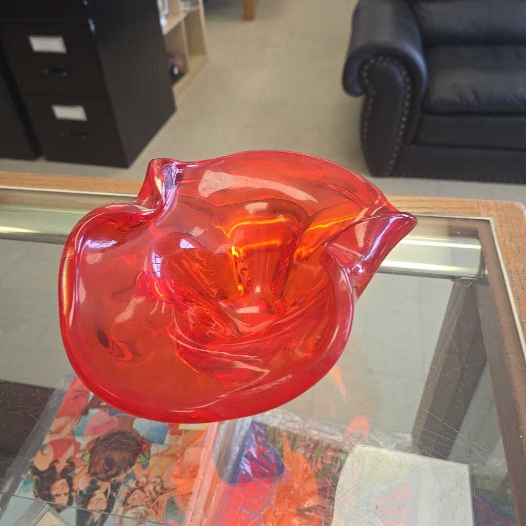 Chalet Art Glass Bowl