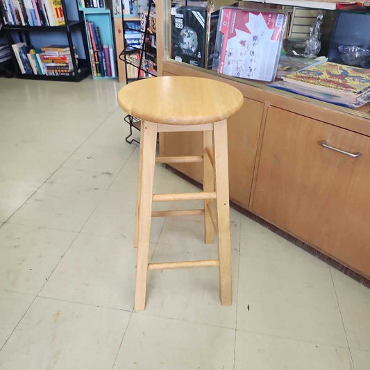 Medium Size Wood Bar Stool