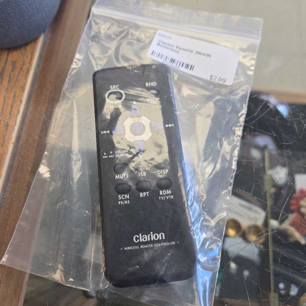 Clarion Remote (Needs Batteries)