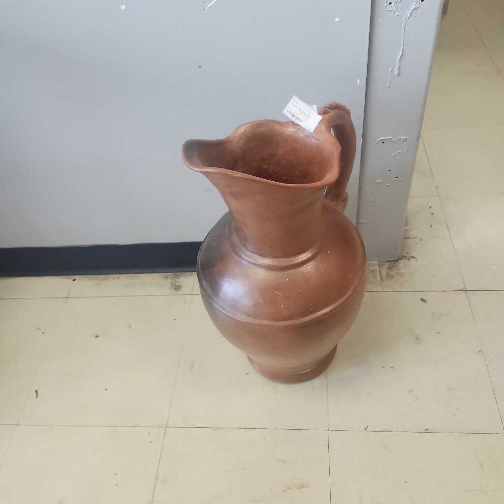 Rustic Clay Jug Vase