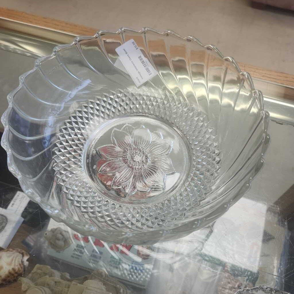 Vintage Indonesia Glass Bowl