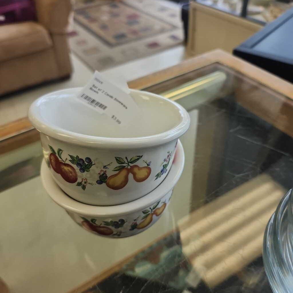 Set of 2 Corelle Stoneware Bowls