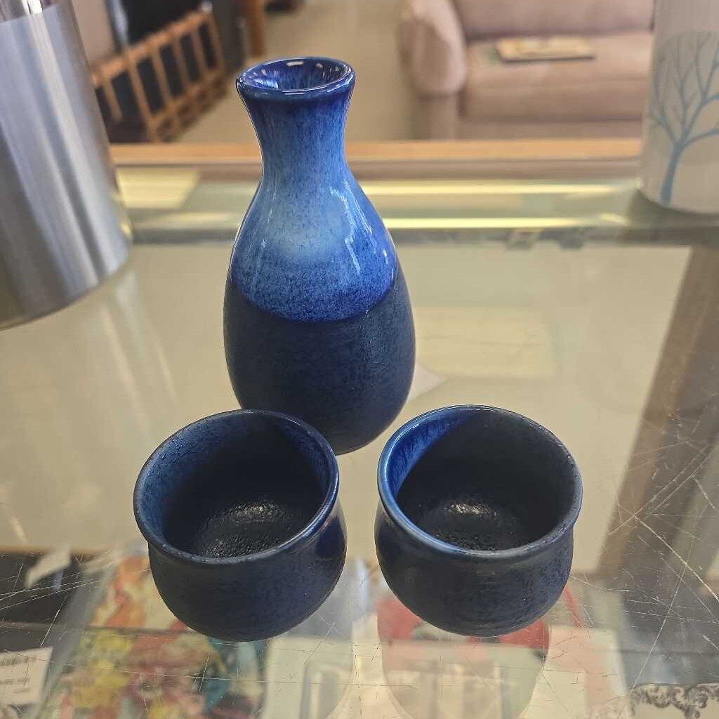 Blue Sake Set