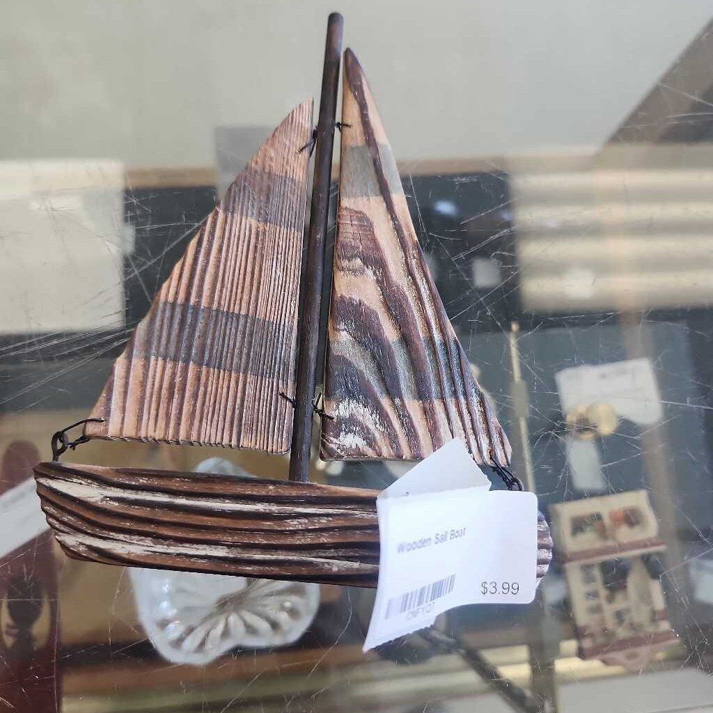 Wooden Sail Boat