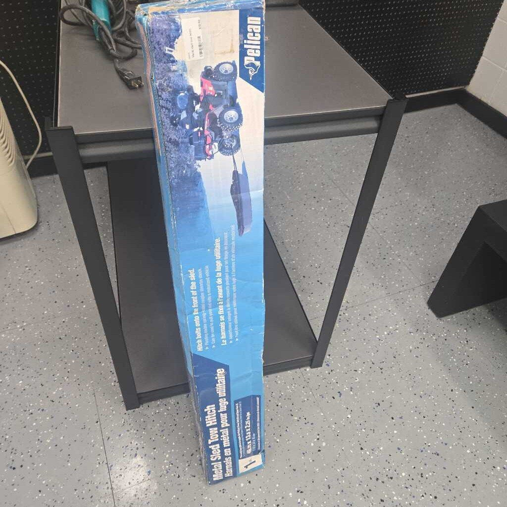 Metal sled tow hitch