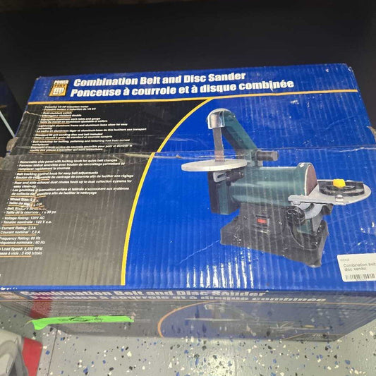 Combination belt and disc sander