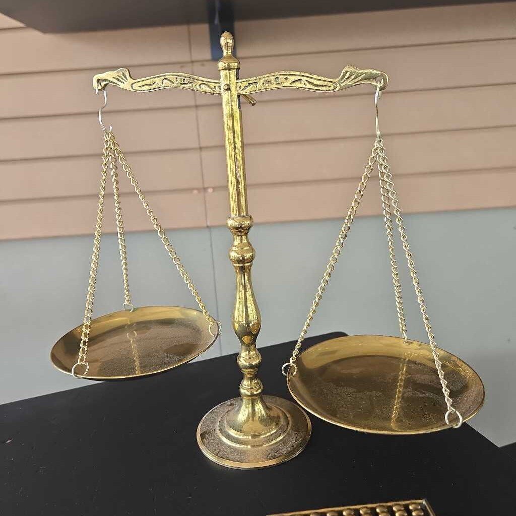 Brass Balance Scale